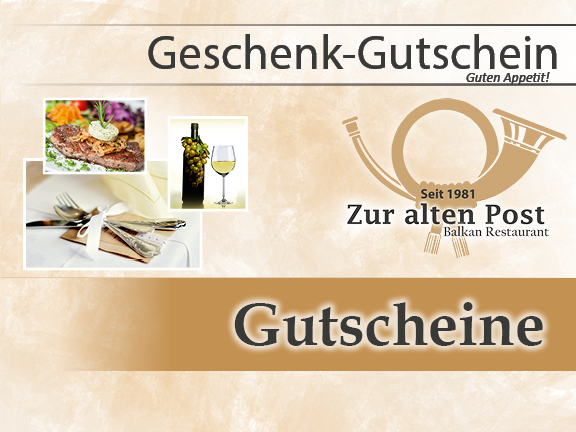 Geschenkgutscheine